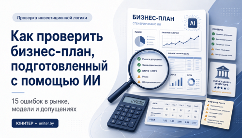 Как проверить бизнес-план, подготовленный с помощью ИИ: 15 ошибок в рынке и модели