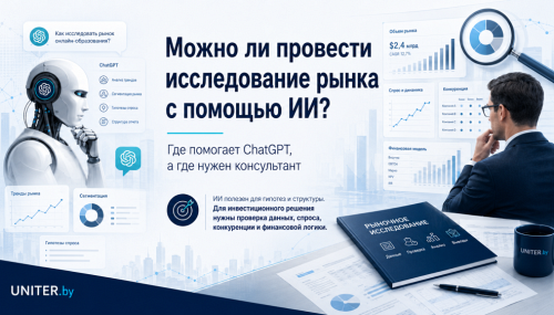 Можно ли провести исследование рынка с помощью ИИ: где помогает ChatGPT, а где нужен консультант