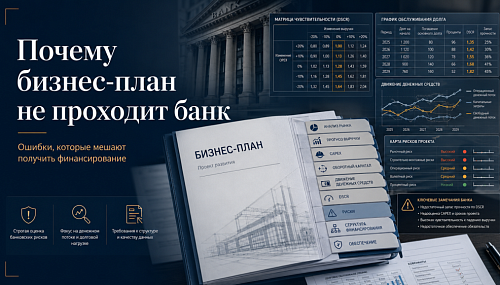 Почему бизнес-план не проходит банк: ошибки, которые мешают получить финансирование